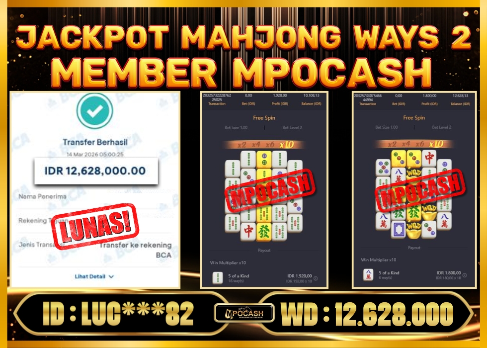 MPOCASH JACKPOT MAHJONG WAYS 2